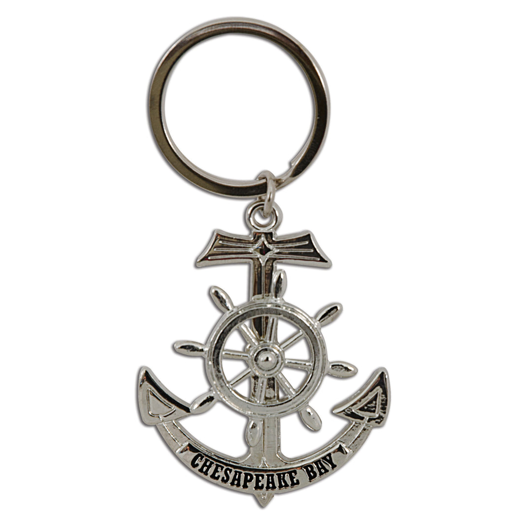 Key Ring Moving Wheel Anchor Chesapeake Bay