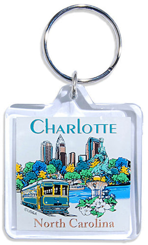Key Ring Lucite Charlotte Montage