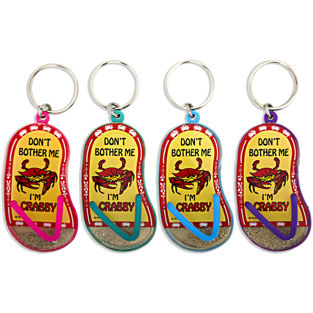 Key Ring Flip Flop I'm Crabby