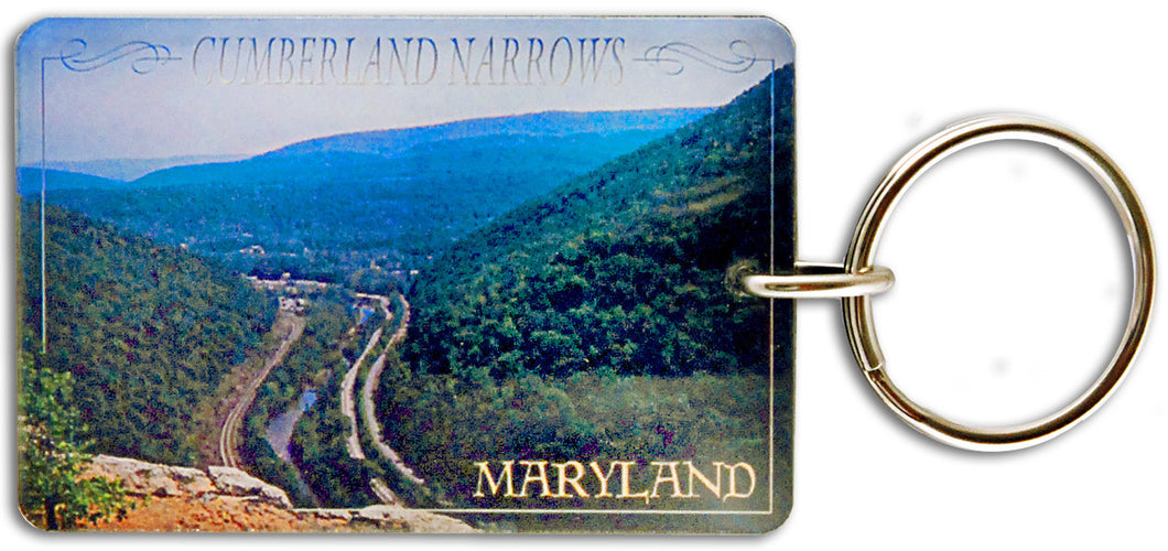 Key Ring Thick Lucite Cumberland Narrows