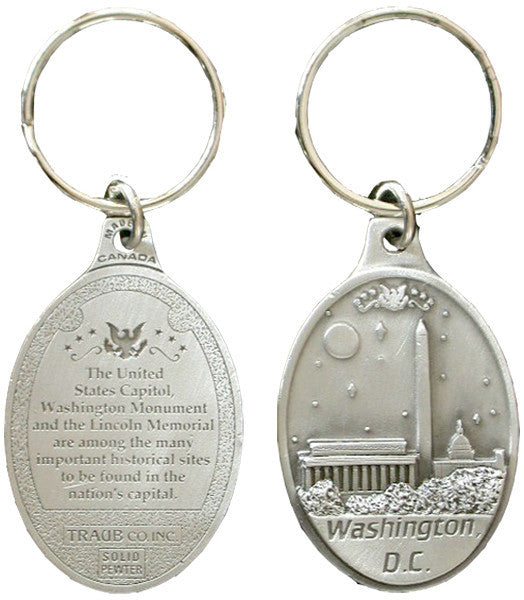 Key Ring Pewter DC Monuments