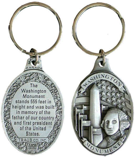 Key Ring Pewter DC Washington Monument