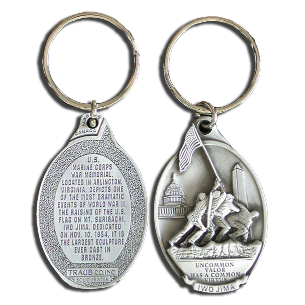 Key Ring Pewter DC Iwo Jima