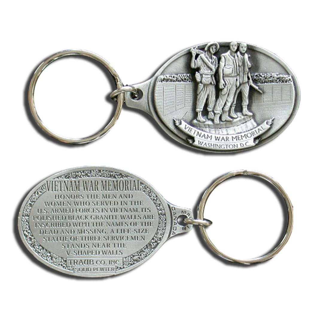 Key Ring Pewter DC Vietnam Mem