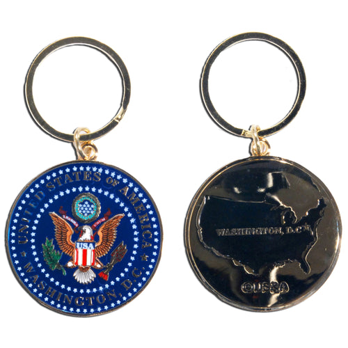 Key Ring Color-Filled DC USA Seal