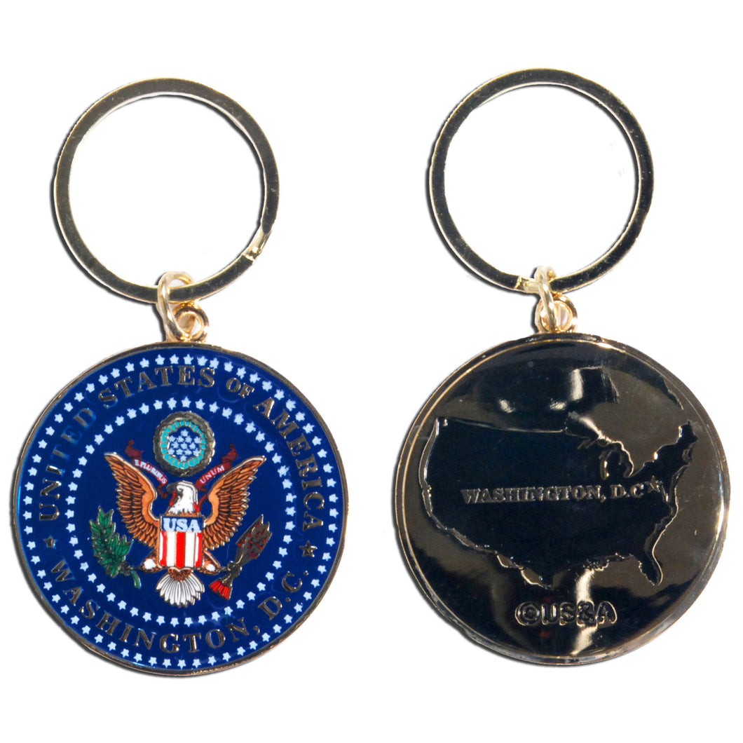 Key Ring Color-Filled DC USA Seal