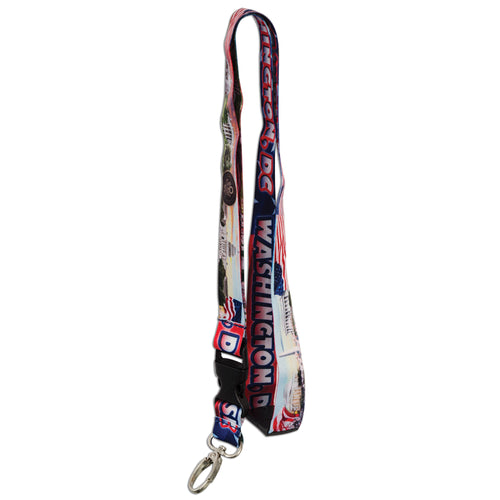 Key Ring Lanyard Washington DC Skyline