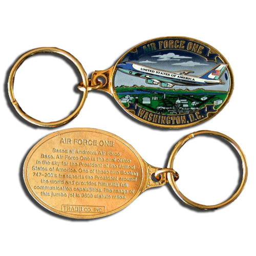 Key Ring Color-Filled Air Force One