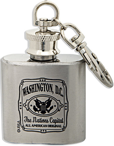 Key Ring Stainless Flask Washington DC