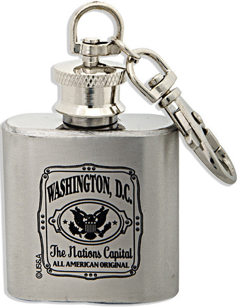 Key Ring Stainless Flask Washington DC