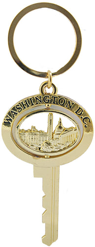 Key Ring Rotator Gold Key DC Skyline
