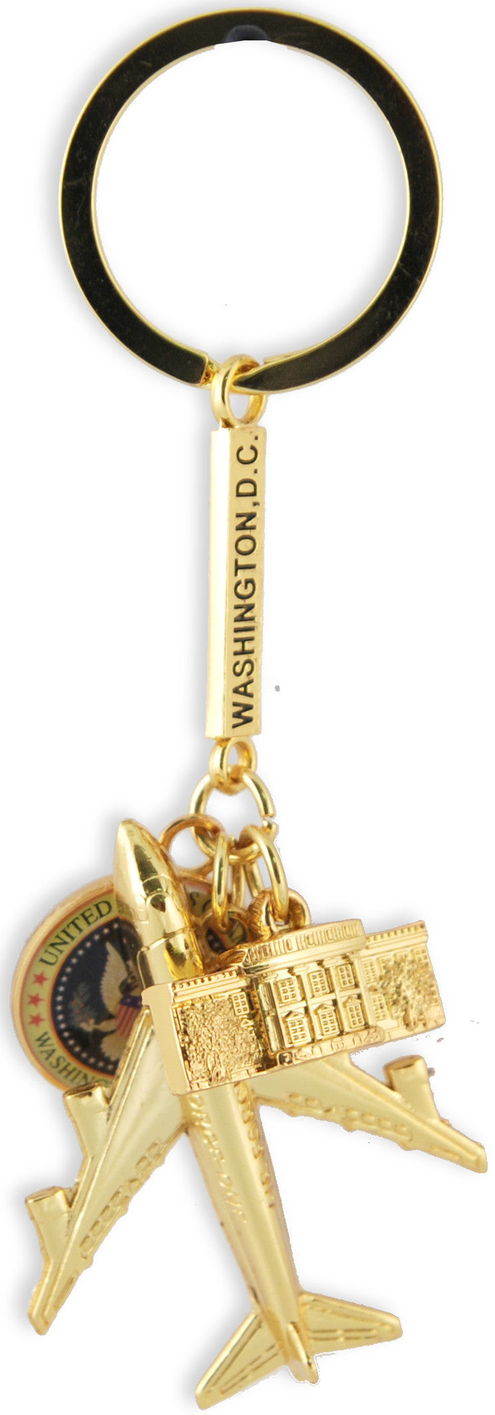 Key Ring Airplane Washington DC Presidential