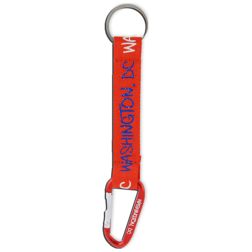 Key Ring Clip Washington DC All Around Red White Blue