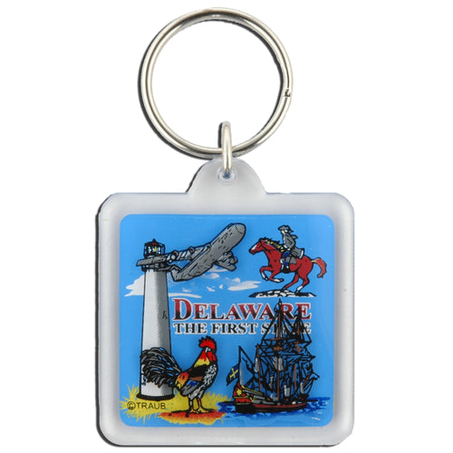 Key Ring Lucite Square DE The First State