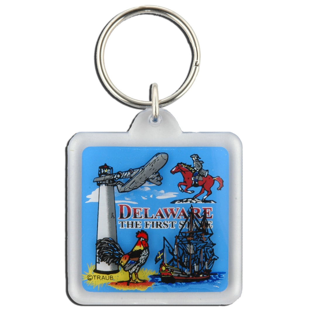 Key Ring Lucite Square DE The First State