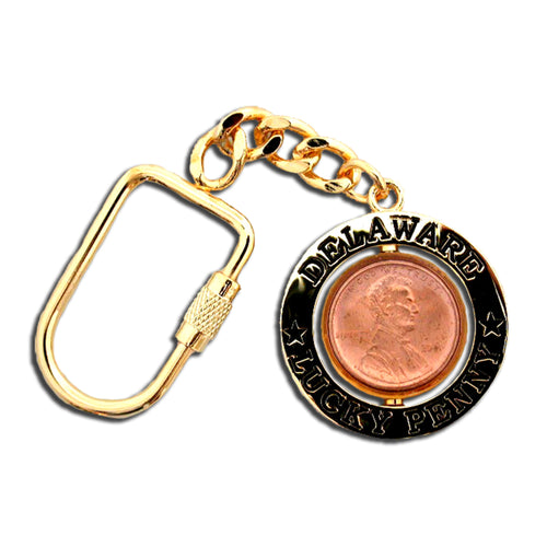 Key Ring Rotate Delaware Penny