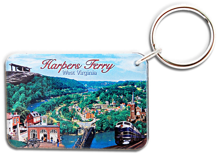 Key Ring Thick Lucite Harpers Ferry Photos