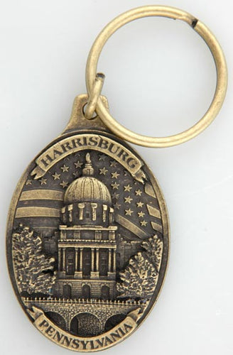 Key Ring Antique Brass Harrisburg PA