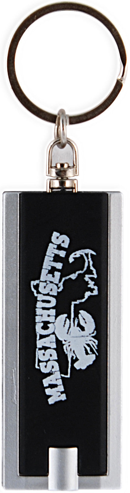 Key Ring Flashlight Black Massachusetts