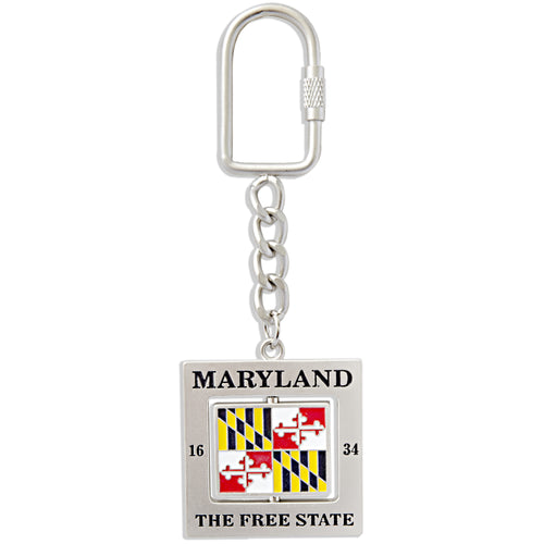 Key Ring Rotator Maryland Flag