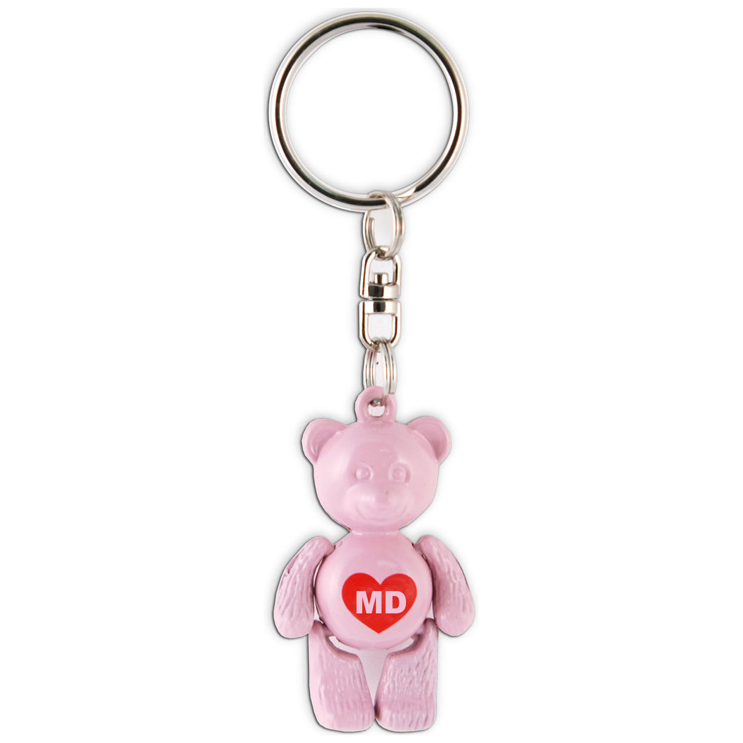 Key Ring Moving PINK Bear Maryland MD