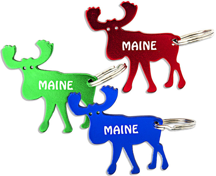 Key Ring Moose Opener Maine
