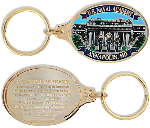 Key Ring Color-Filled USNA Bancroft