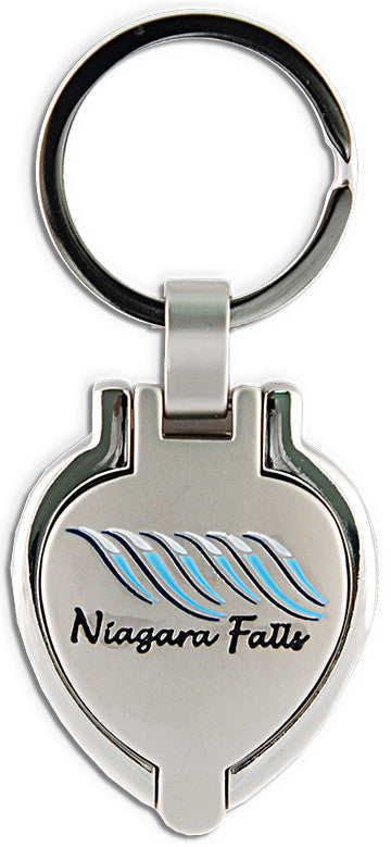 Key Ring Pewter Locket Niagara Falls