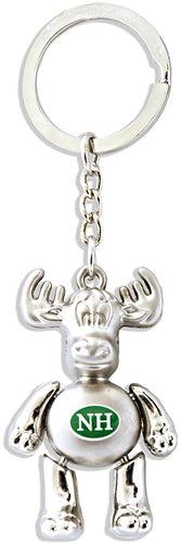 Key Ring Moving Moose Euro NH