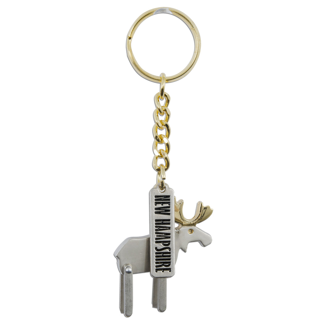 KRNH07 Key Ring Bear Opener New Hampshire