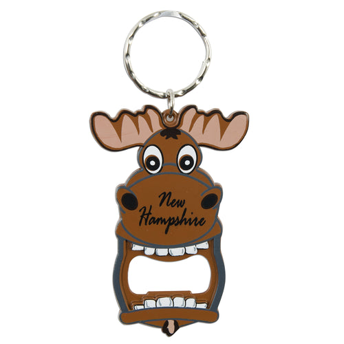 KRNH17 Key Ring - New Hampshire Moose