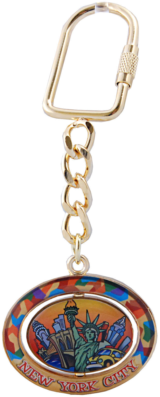 Key Ring Rotator New York City Panorama