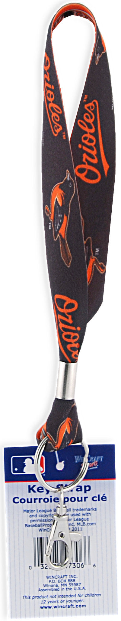 Keystrap with Clip Orioles