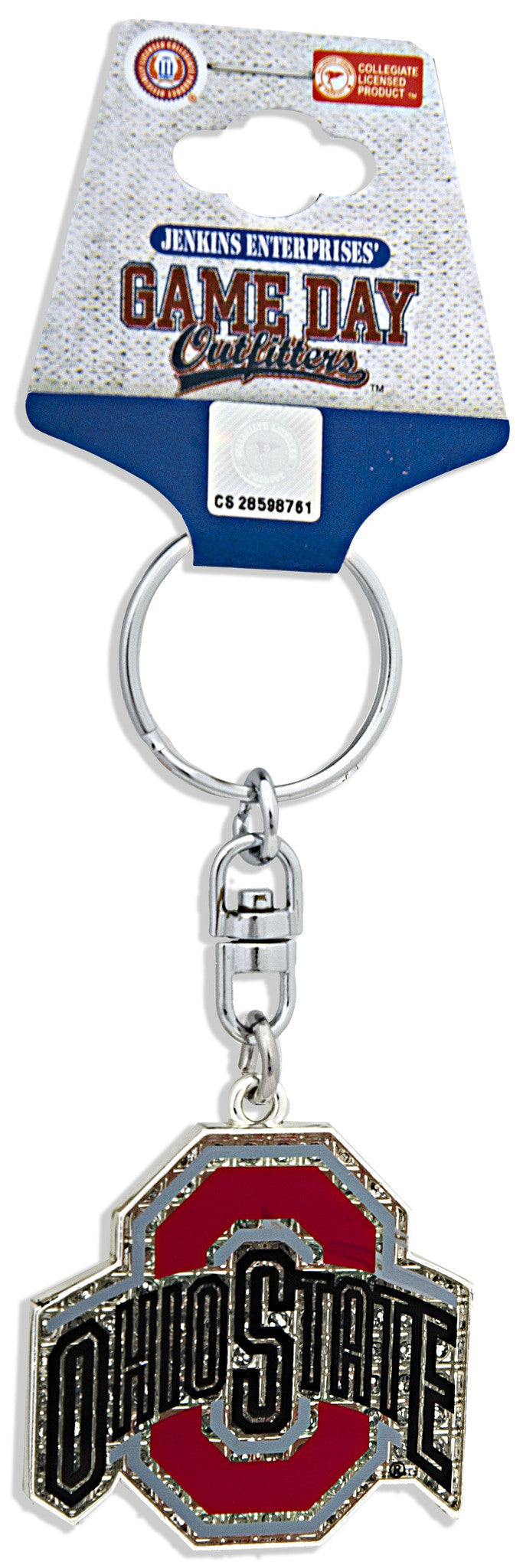 Key Ring Diamond Coat Ohio State