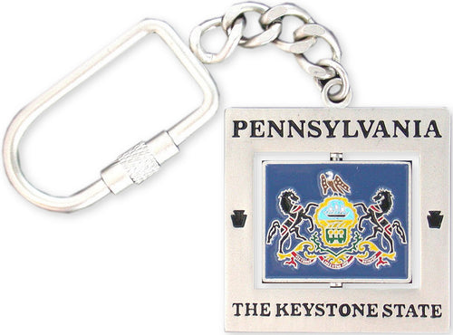 Key Ring Rotator Pennsylvania Flag