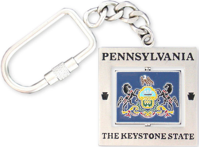 Key Ring Rotator Pennsylvania Flag
