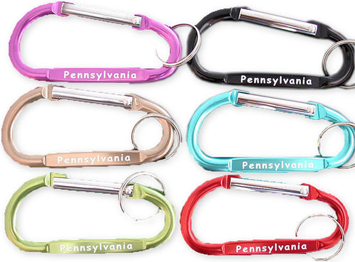 Key Ring Carabiner Pennsylvania