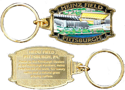 Key Ring Color-Filled Heinz Field Pittsburgh