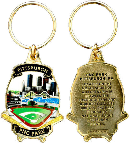 Key Ring Color-Filled PNC Park Pittsburgh