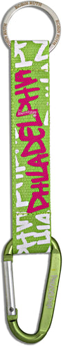 Key Ring Clip Philadelphia Neon Lime Pink
