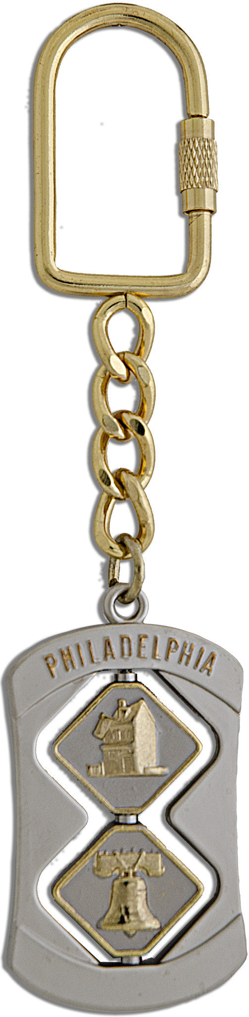 Key Ring Double Spinner Philadelphia