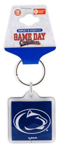 Key Ring Lucite Square Penn State