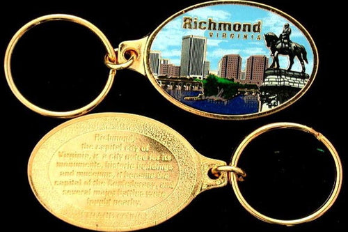 Key Ring Color-Filled Richmond Virginia