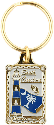 Key Ring Duotone South Carolina Flag
