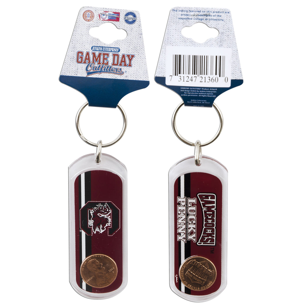 KRSC23 Key Ring / Lucky Penny - Univ of South Carolina 21349