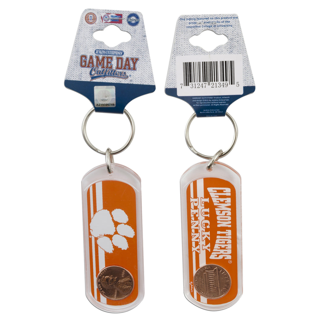 KRSC24 Key Ring / Lucky Penny - Clemson University 21360