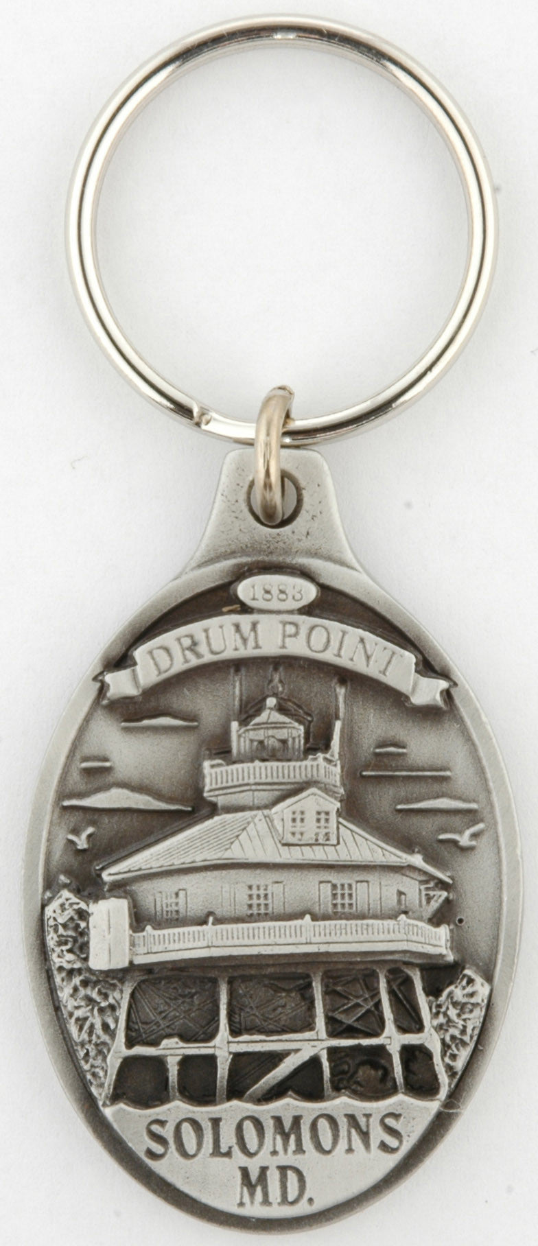 Key Ring Pewter Solomons Drum Point