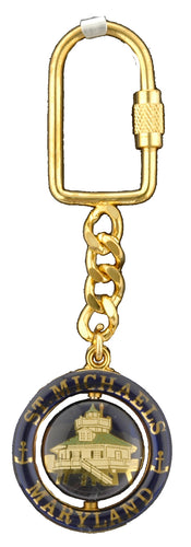 Key Ring Rotating St Michaels Light