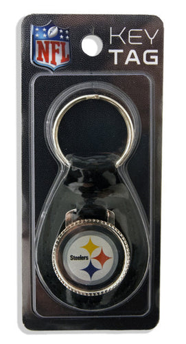 Key Ring Leather Fob Steelers