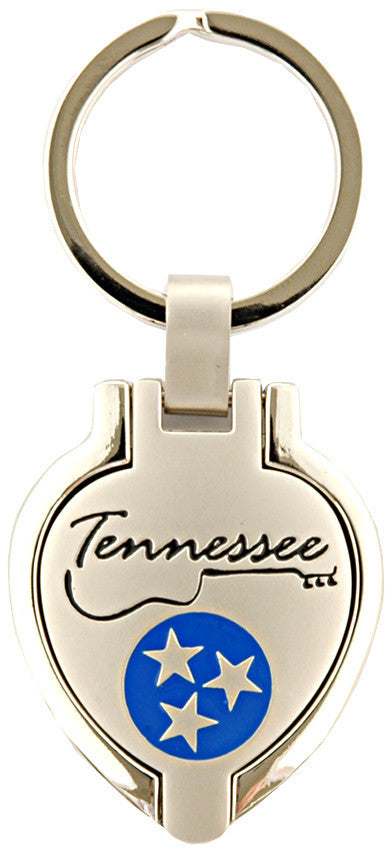 Key Ring Pewter Locket Tennessee